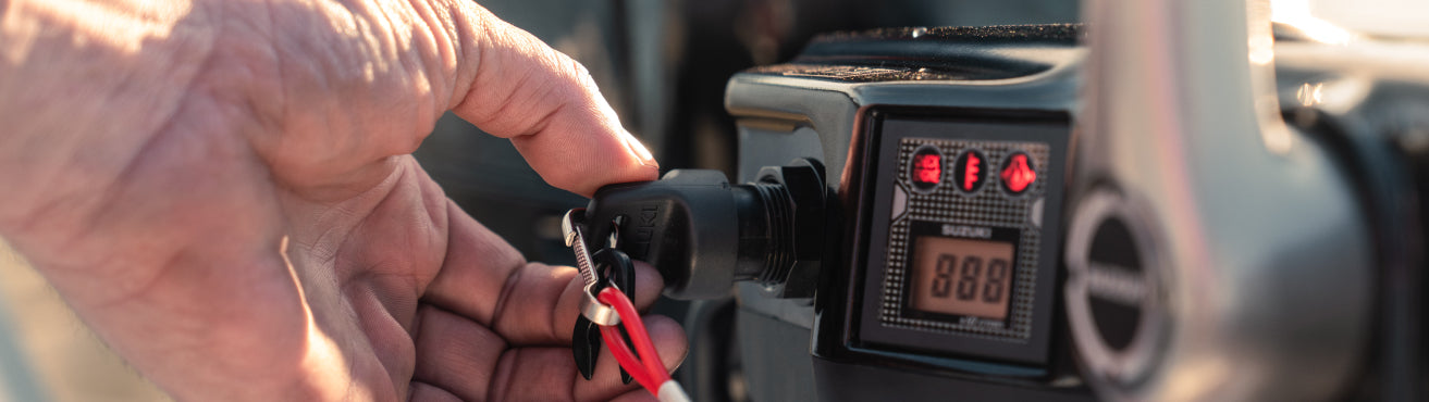 Suzuki Outboard Rigging, Steering, Gauges, and Throttle Controls