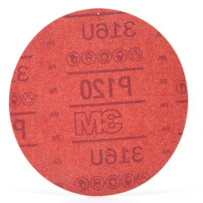 3M - Hookit Red Abrasive Disc Value Pack - 6 inch - P120 Grade - 50 Pack - 01224