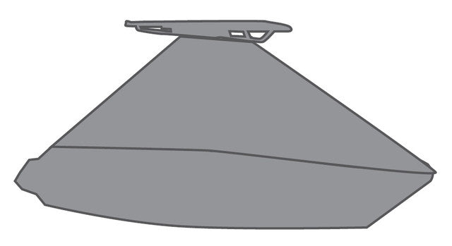 Yamaha Boat T-Top Mooring Cover - 220 FSH 222 FSH SPT - Black - 2023 - MAR-20FSH-MC-23