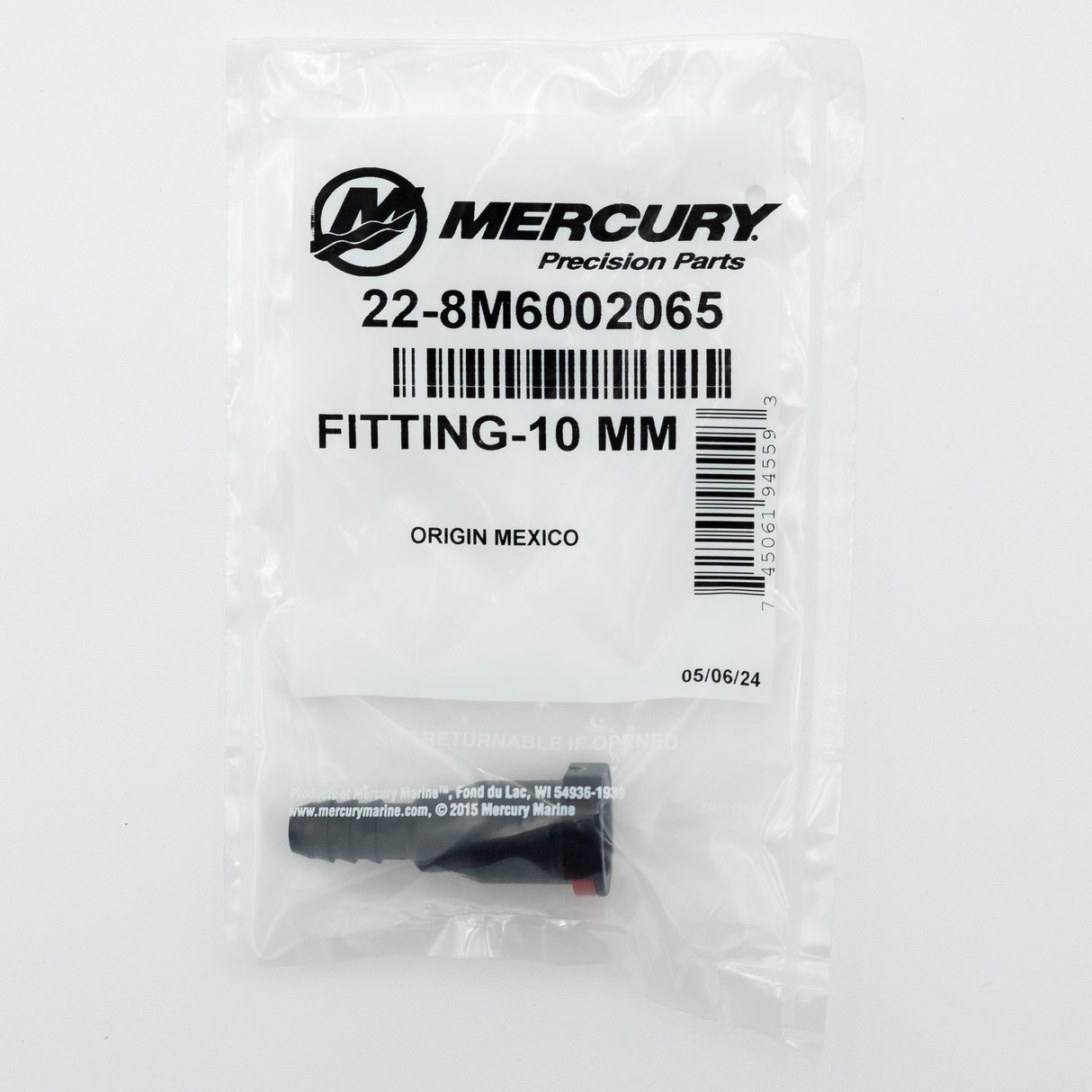Mercury - 10 MM Fitting- 22-8M6002065