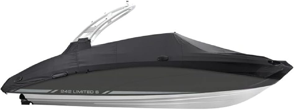 Yamaha Boat Tower Mooring Cover- AR190 AR192 AR195 - Black - 2016-2018 - MAR-190TR-BK-16