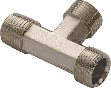 SeaStar - 1/4" NPT Hydraulic Tee Fitting - 3 - Pack - HF5531