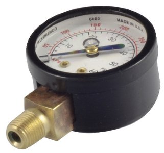 Seastar - Hynautic Bottom Mount 0-60 PSI Gauge - HP6004