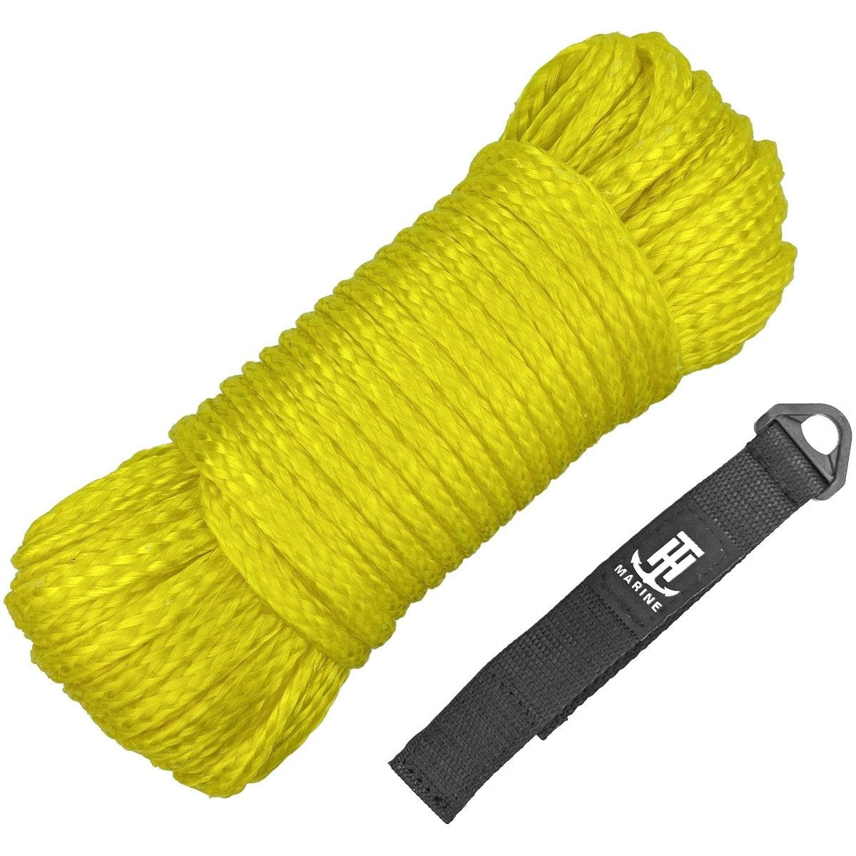 Boating Essentials - Hollow Braid MFP Utility Line - Yellow - BE-CO-53645-DP