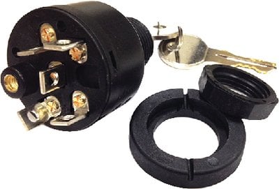 Sierra - Magneto 3 Position 5/8" Polyester 5 Screw 1 Boss Terminal 12V 15 Amp Ignition Starter Switch - MP39760