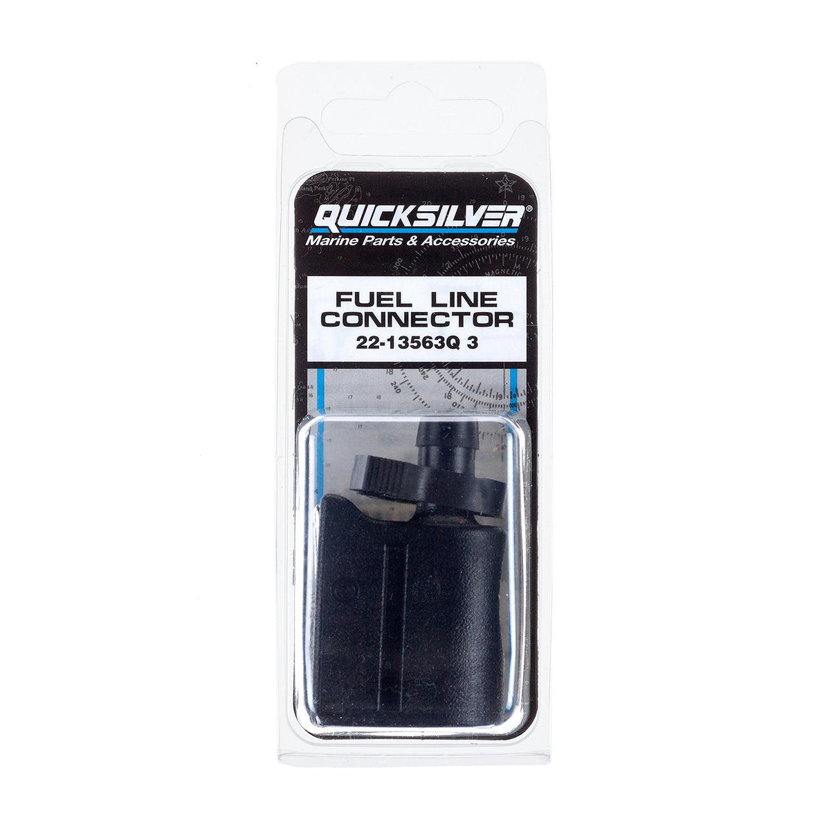 Mercury Quicksilver - Quick Disconnect - Engine End - Fits Force 40 HP & Larger, Force 9.9/15/25 HP & All Mercury/Mariner Outboards w/Clip On Disconnect Engine Ends, 5/16 Inch I.D Fuel Line - 22-13563Q3