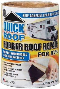 Co-Fair Corp - Quick Roof Instant Waterproofing For Rubber Roofs, Display w/24 Pieces - RQR624