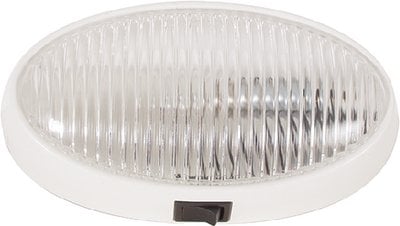 Optronics - PORCH LIGHT OVAL WITH SWITCH CLR - RVPL7CP