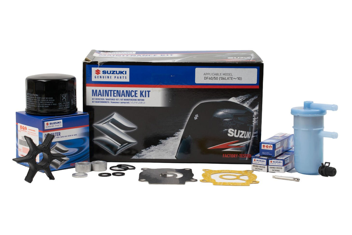 Suzuki DF40 | DF50 Service Kit - 10W40 Ecstar Oil - Late 2006-2010