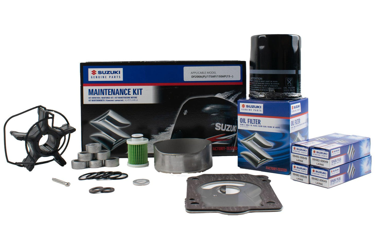 Suzuki DF150A, DF175A & DF200A Service Kit – 10W40 Ecstar Oil – 2016 & Newer