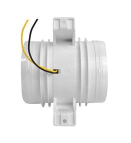 Attwood - Turbo 4000 Series II In-Line Blower - 12V - White - 1747-4