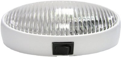 Anderson Marine - CLEAR LIGHT W/SWITCH 383/382,383/382 OVAL PORCH/UTILITY LIGHTS - M382C