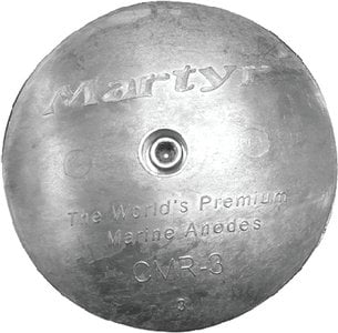 Martyr Anodes - Rudder/Trim Tab Anode With Stainless Steel Allen Head - CMR03