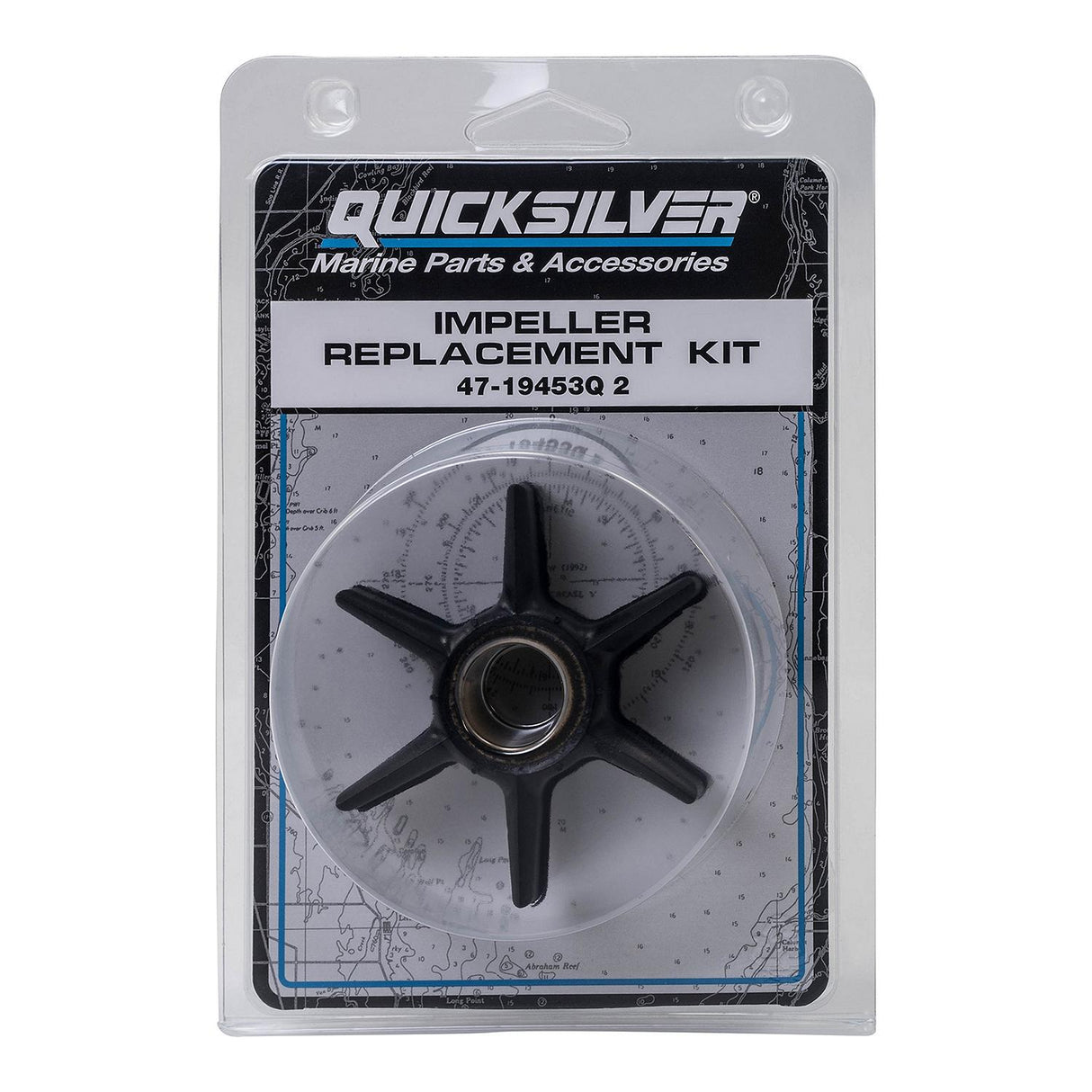 Mercury Quicksilver - Water Impeller Repair Kit - Fits 50 HP 2 Cycle Standard Gearcase, & 55/60 HP 2 cycle Standard Gearcase - 47-19453Q2