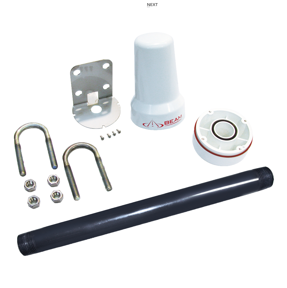 Iridium - Beam Pole/Mast Mount External Antenna for IRIDIUM GO! - IRID-ANT-RST210