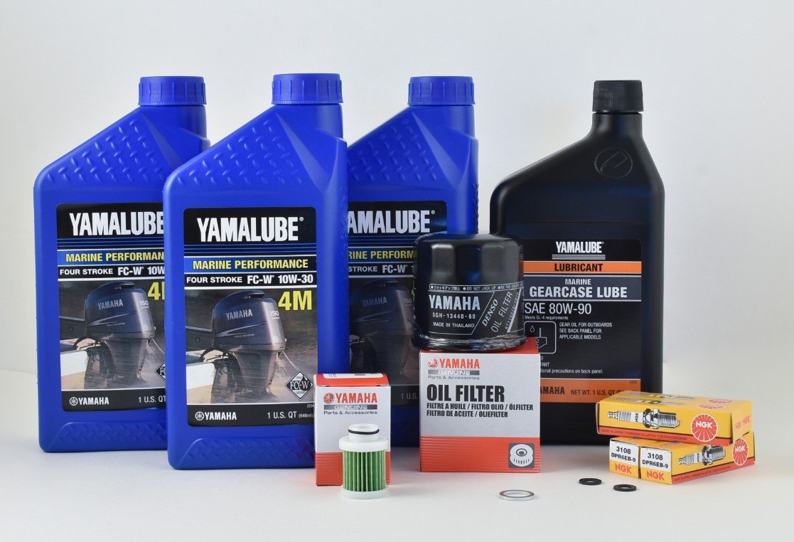 Yamaha T60 100 Hour Service Maintenance Kit - Yamalube 10W-30 - 2006