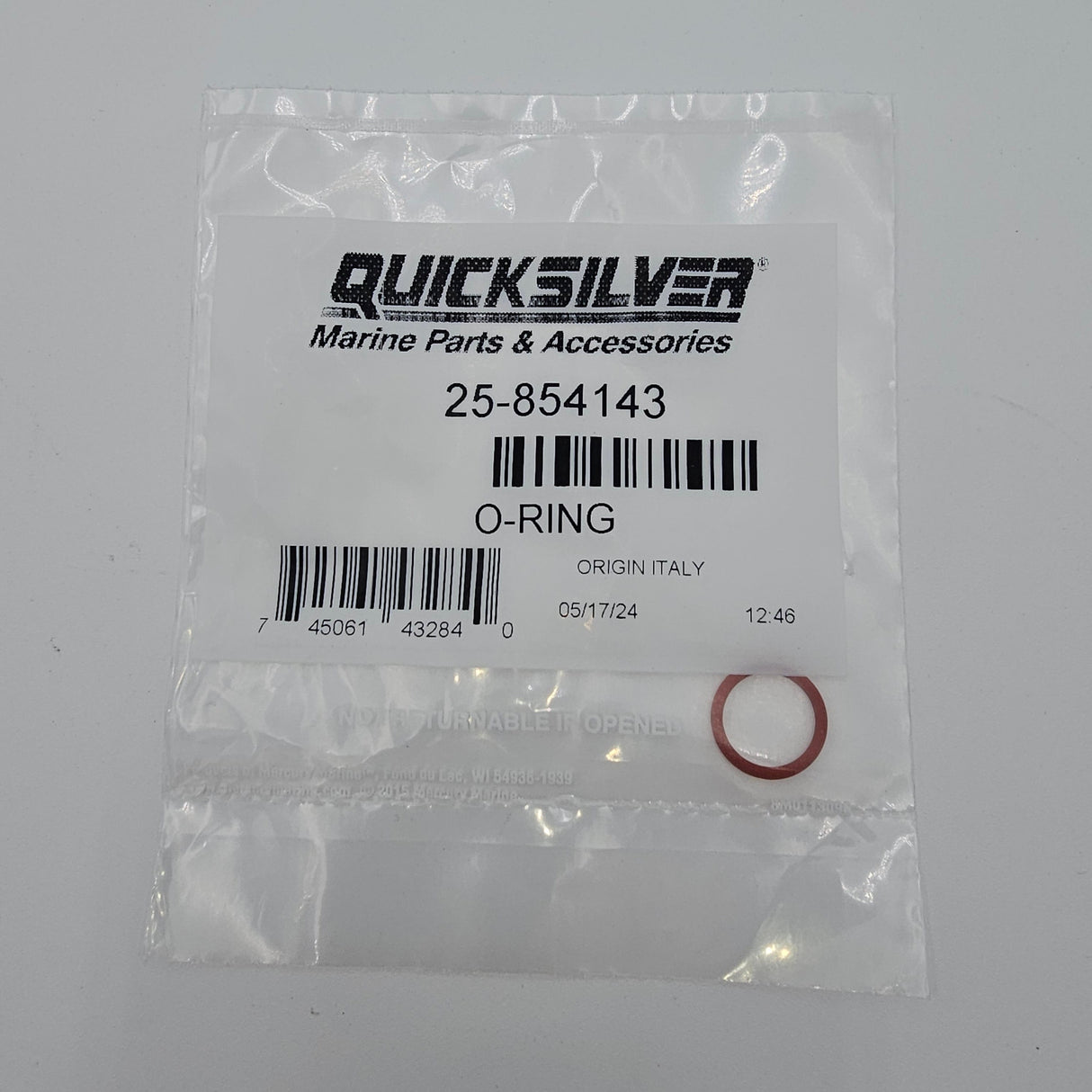 Mercury - O ring - 25-854143