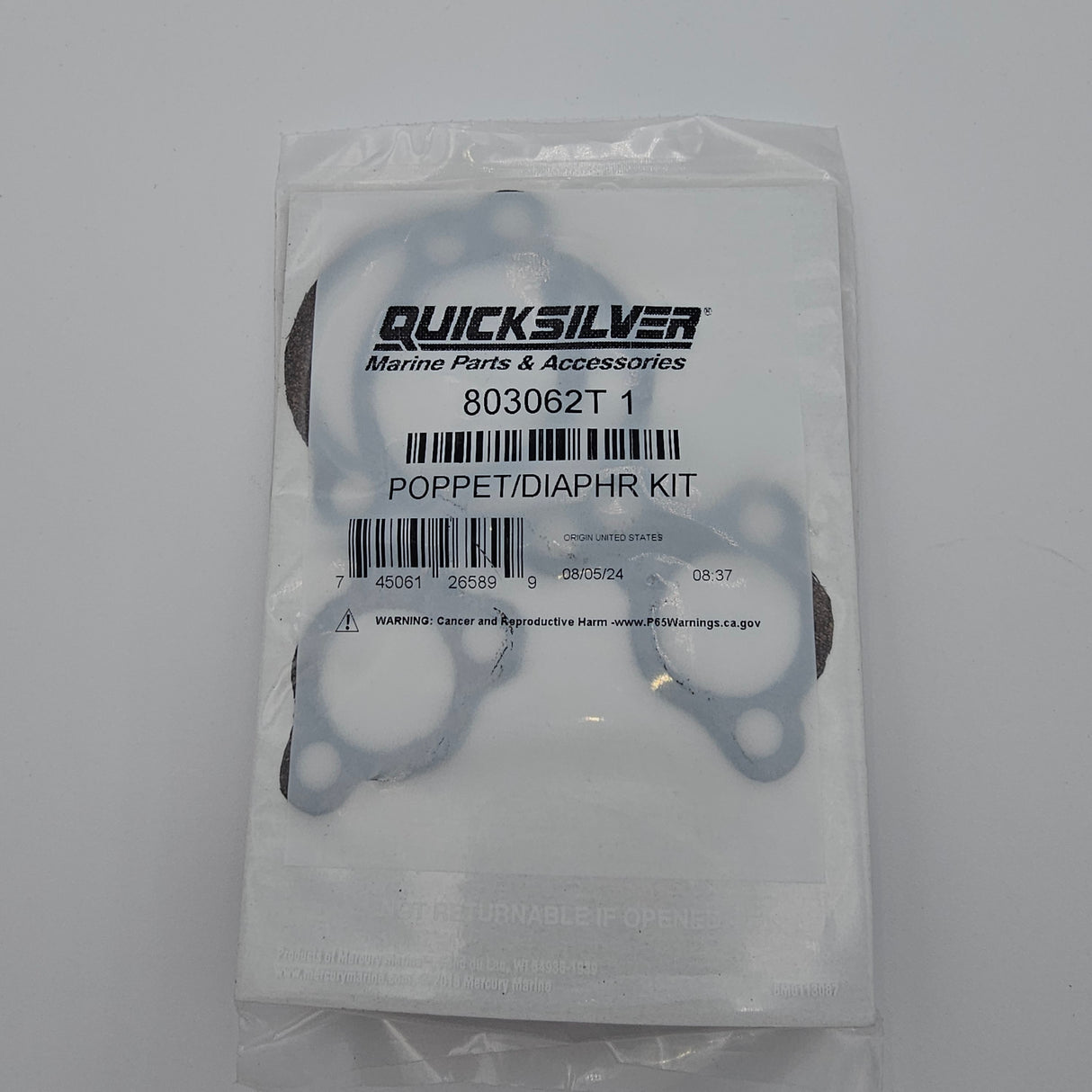 Mercury - Poppet Valve Kit - Fits V-6 Outboard Models - 803062T1