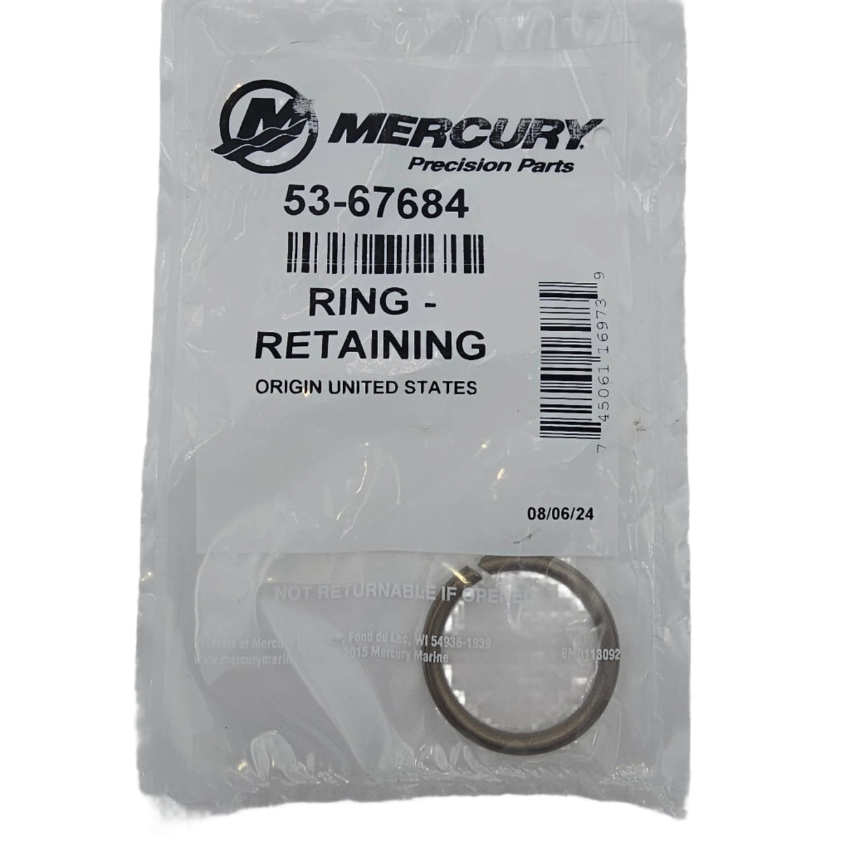 Mercury - Ring-retain - 53-67684