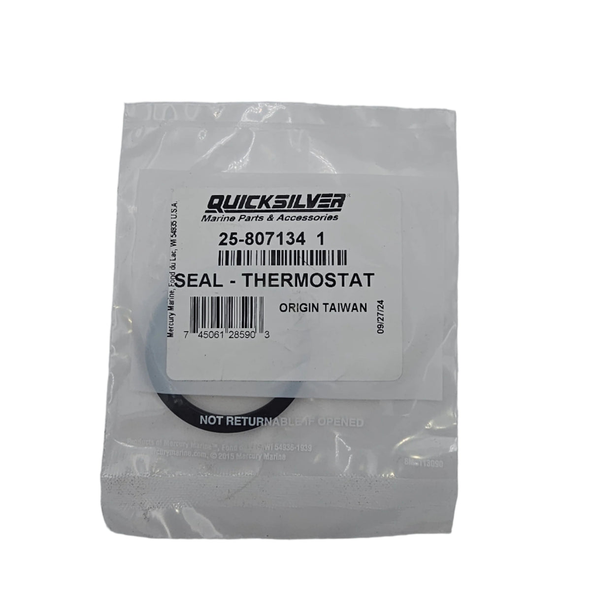 Mercury - Thermostat Seal - Fits MCM/MIE V‑6 & V‑8 with Closed Cooling - 25-8071341