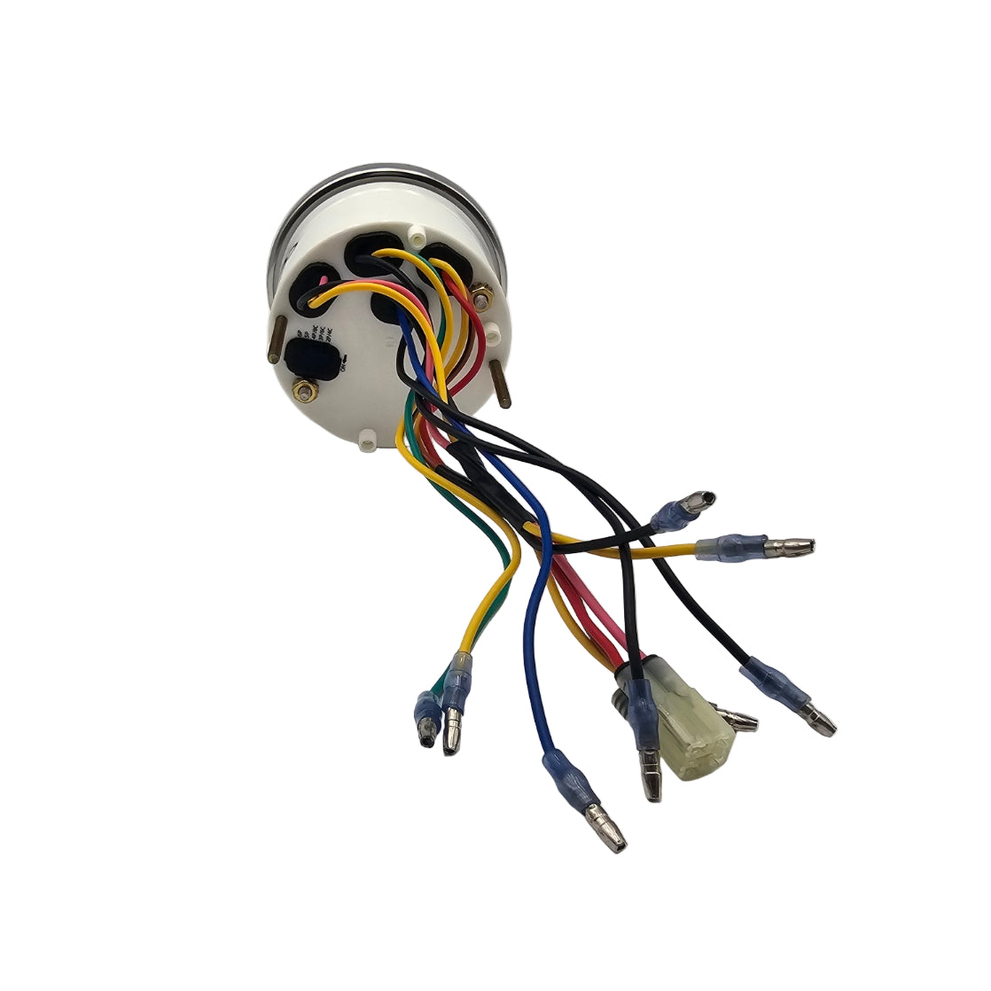 Yamaha - Combination Tachometer-Trim Gauge Chrome Bezel White Face - N80-8350T-00-00