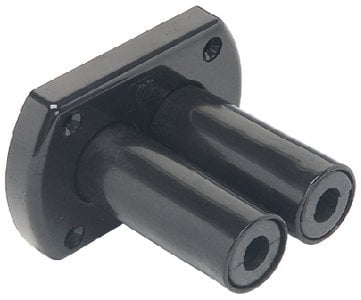 Uflex - Hydraulic Dual Hose Bulkhead Fitting - R8B