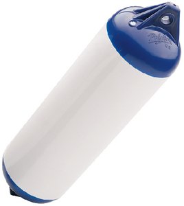 Polyform - 8.2" x 25" F Series Twin Eye Fender, White - F2W