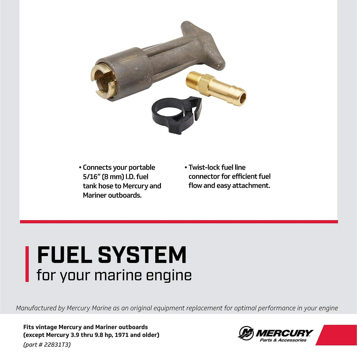 FITTING - FUEL - 22831T3