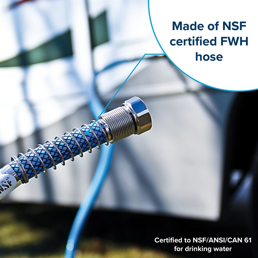 Camco - TastePURE Premium Drinking Water Hose - 25' x 5/8" ID - Anti-Kink - 22833