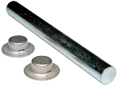 Tiedown Engineering - Zinc Plated Roller Shaft With 2 Pal Nuts. - 86029