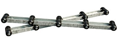 Tiedown Engineering - Galvanized Roller Bunk - Sold as Pair - 86117