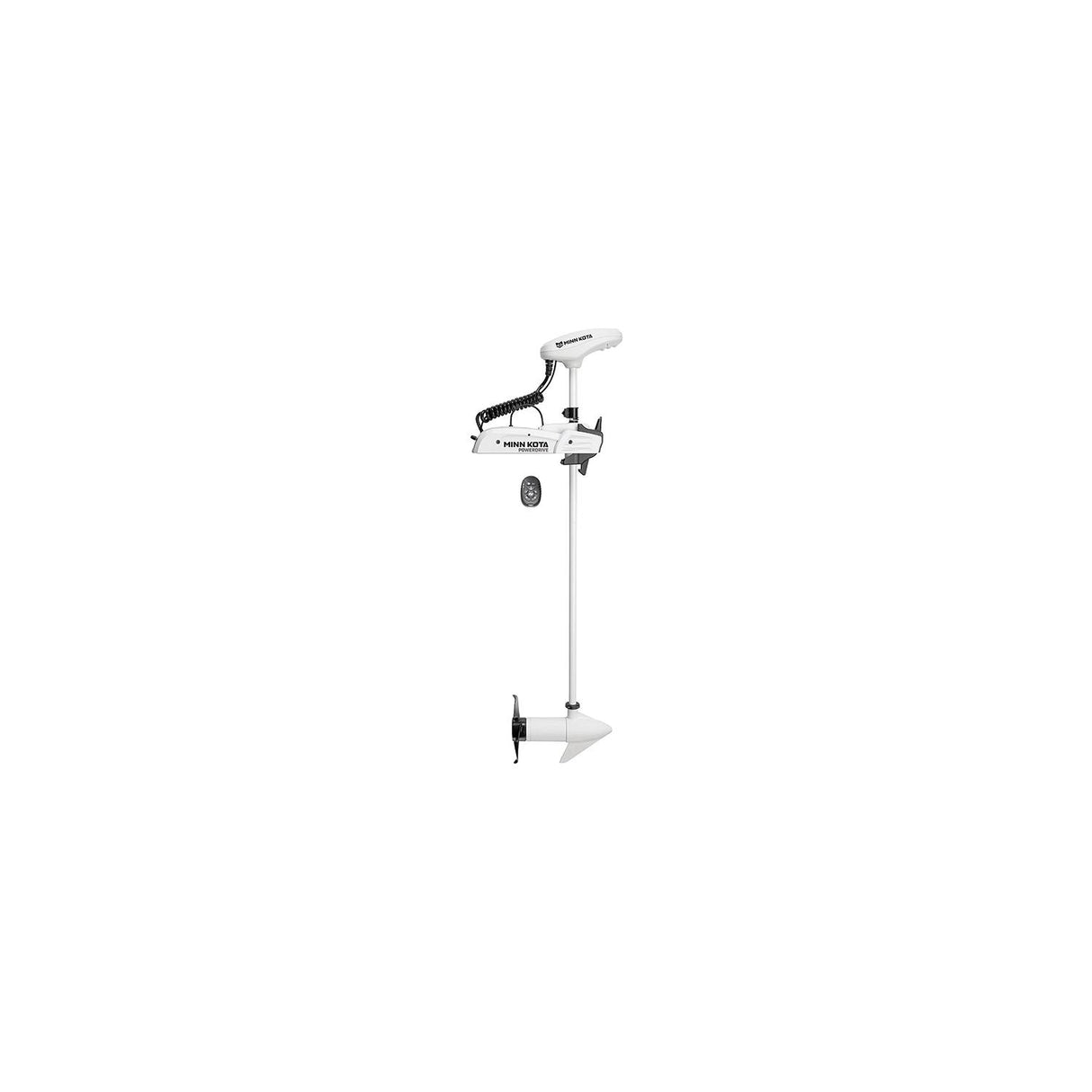 Minn Kota | Riptide PowerDrive Saltwater Trolling Motor | 70 lb | 54" Shaft | Micro Remote | White | 1363585
