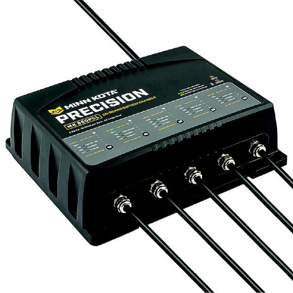 Minn Kota | Precision On-Board Battery Charger | 5 Bank | 50 Amp Total | 10 Amp/Bank | 1835500