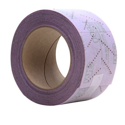 3M - Hookit Purple Clean Sanding Sheet Roll 334U - P600 Grit - 70mm x 12 m - 30701