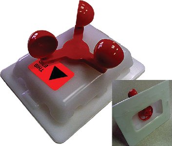 Shrinkwrap - SELF ADHESIVE VENT 4 X5,WIND POWERED WEATHER TIGHT VENT - DS683WPW