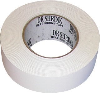 Shrinkwrap - White Preservation Tape 2" x 36 yds. - P2W