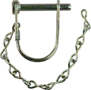 JR Products - 1/4" Coupler Lock Pin w/Pin Saver - 01174