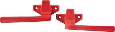 JR Products - 81925 Red Emergency RV Window Latch Set - 81925