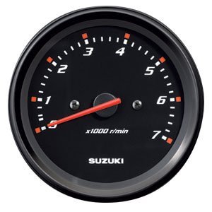 Suzuki - Tachometer - Black - 7,000 RPM - 34200-93J22