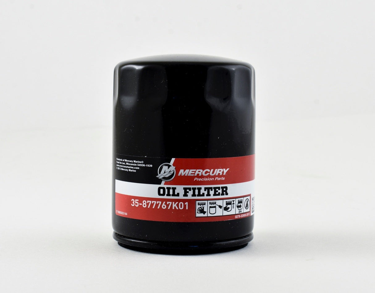 Mercury Outboard Four Stroke Oil Filter - Fits 135 - 150 - 175 - 200 HP Verado - 35-877767K01