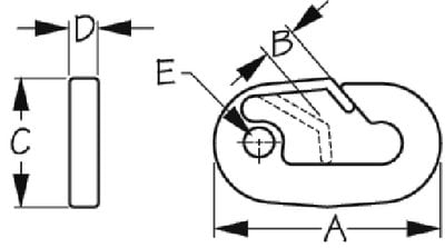Sea-Dog Line - Ski Snap Plastic - 1571101