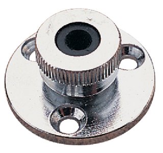 Sea-Dog Line - Chrome Brass Cable Outlet, 1/4" - 4260401
