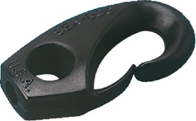 Sea-Dog Line - 1/4" Nylon Shock Cord Clip, Black - 652081