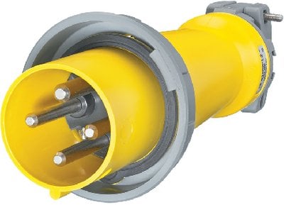 HUBBELL - 100A 125/250VOLT 4-WIRE PLUG - M4100P12