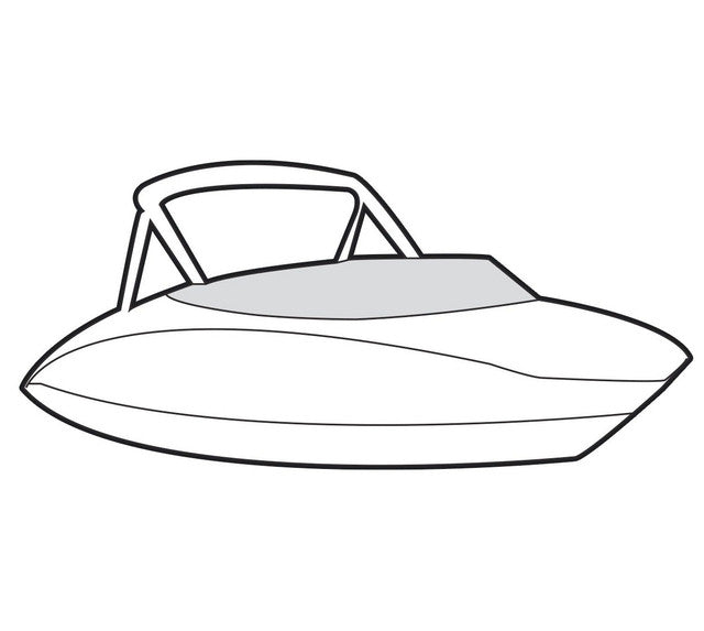 Yamaha Boat Cockpit Cover - AR250 252S 252SE 252SD 252XE 255XE 255XD - Black - 2021-current - MAR-255XD-CC-21