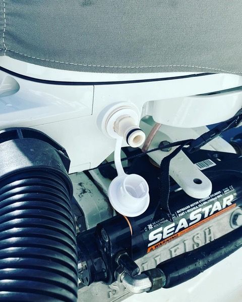 Flush-M - Suzuki Outboard Flushing Solution - White - DF25 to DF350HP Models