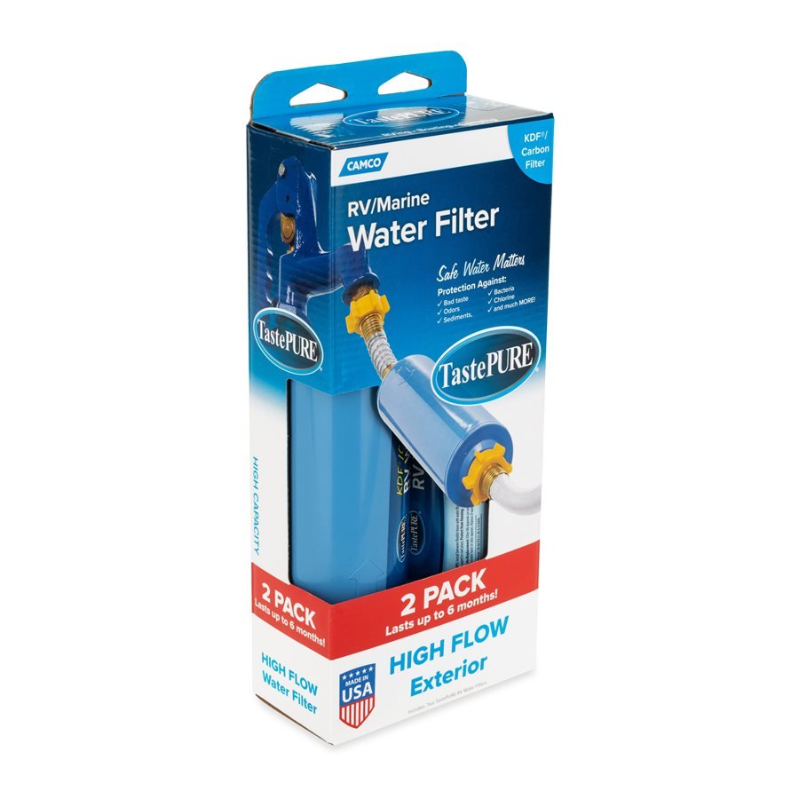 Camco Marine - Tastepure Kdf Water Filter - Replaces P/n 117-40045 Rvx - 2-Pack - 40045