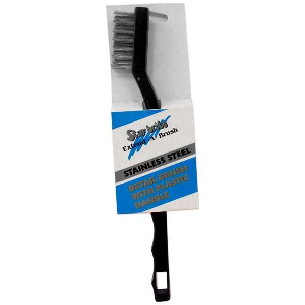 Starbrite - Stainless Detail Brush w/Plastic Handle - 40064