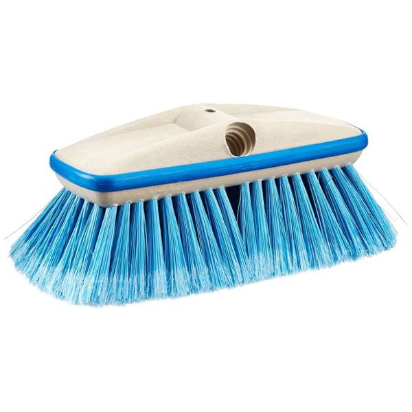 Starbrite - Medium Premium Wash Brush With Bumper - Blue - 8" - 40162