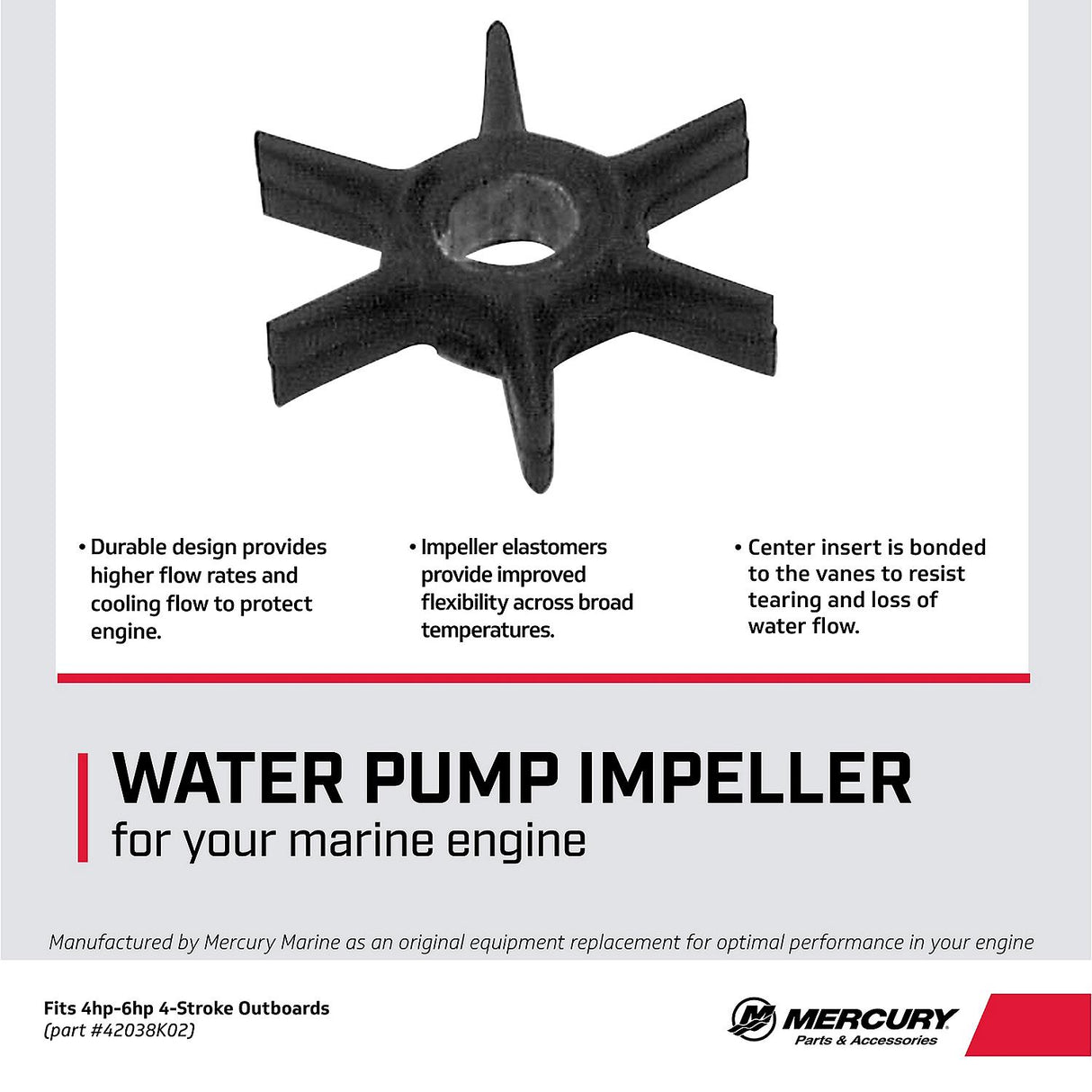 Mercury - Impeller (Sold Individually) - 47-42038K02